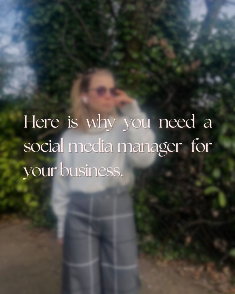 Here is why you need a social media manager for your business.